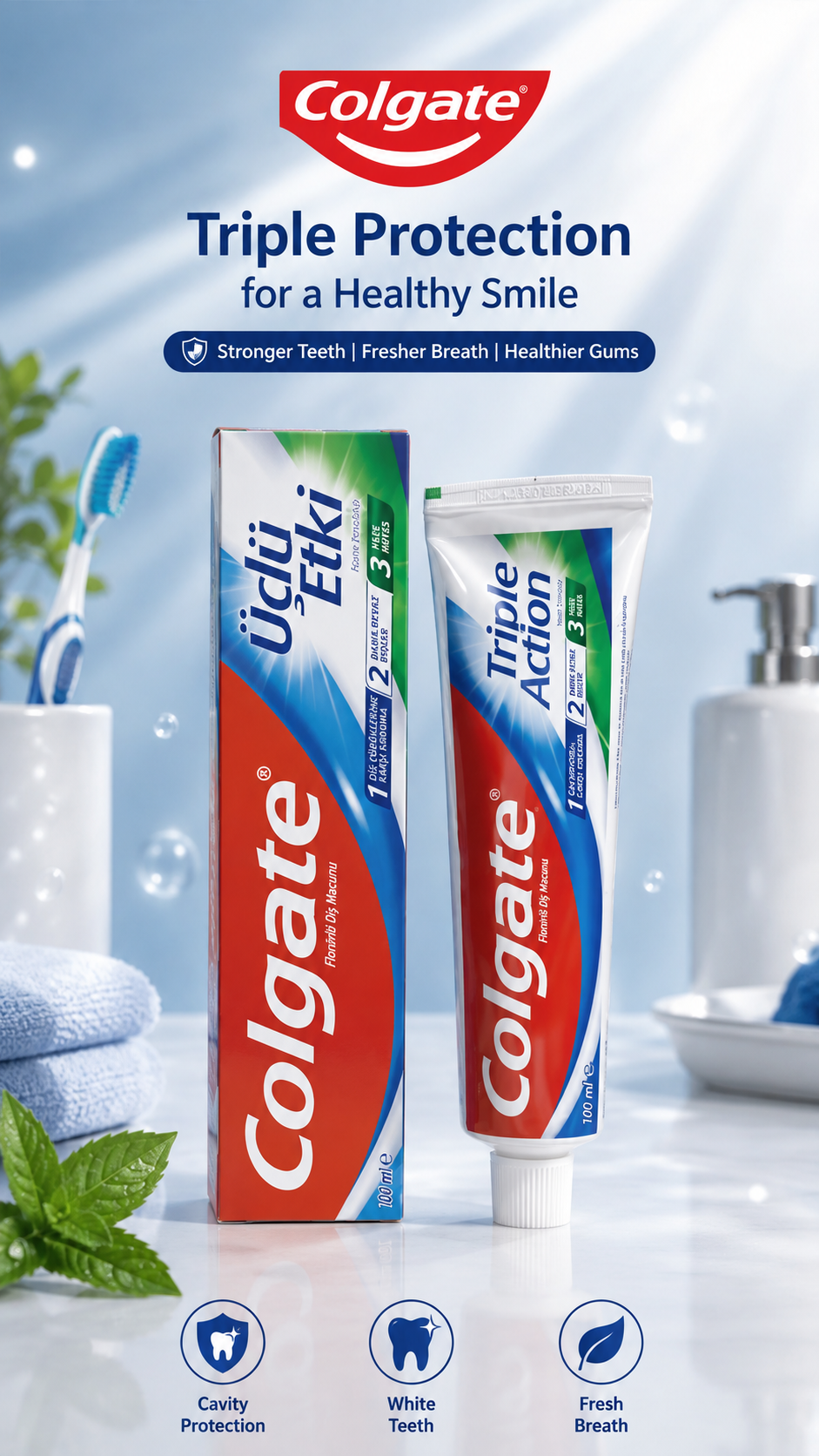 خمیردندان روزانه 100 میل Colgate اصل